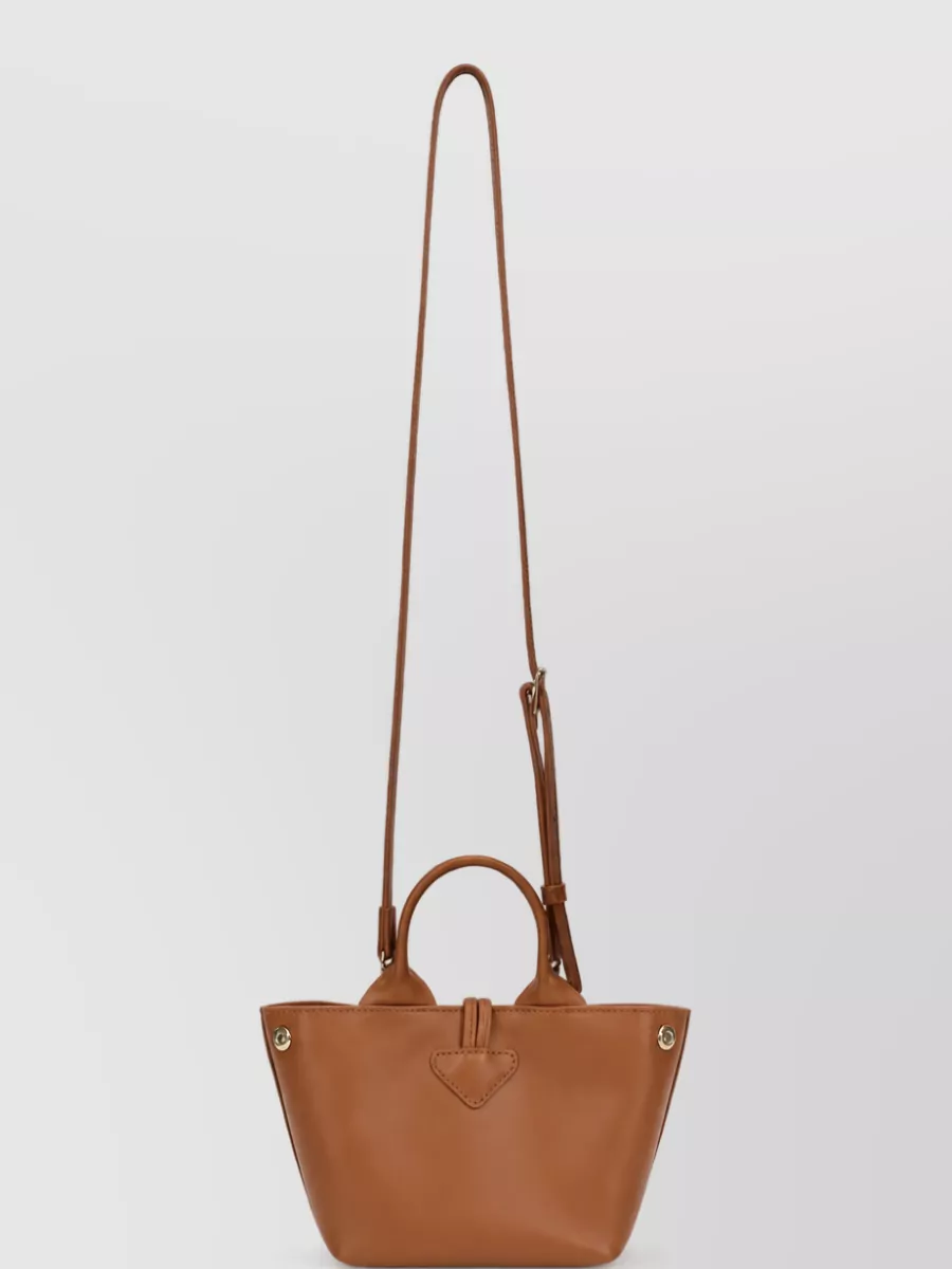 Longchamp Calfskin Le Roseau Mini Bag