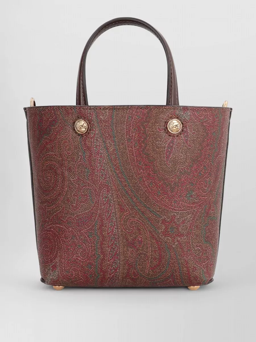 Etro Essential Mini Jacquard Bucket Bag
