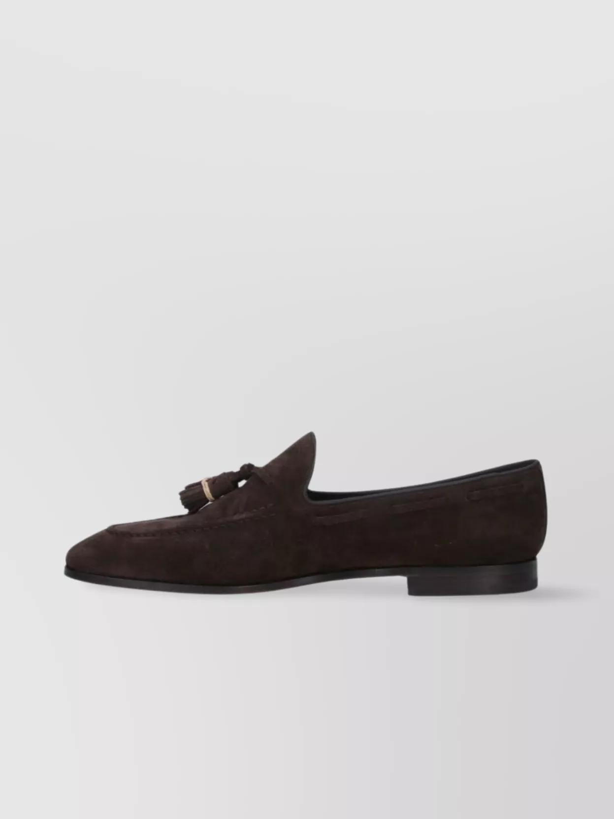 Church's Almond Toe Suede Finish Tassel Loafers