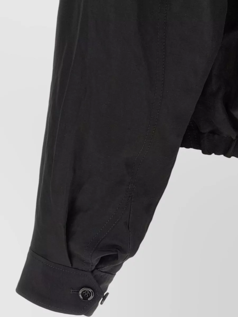 Lemaire Linen Blend Short Zip Jacket