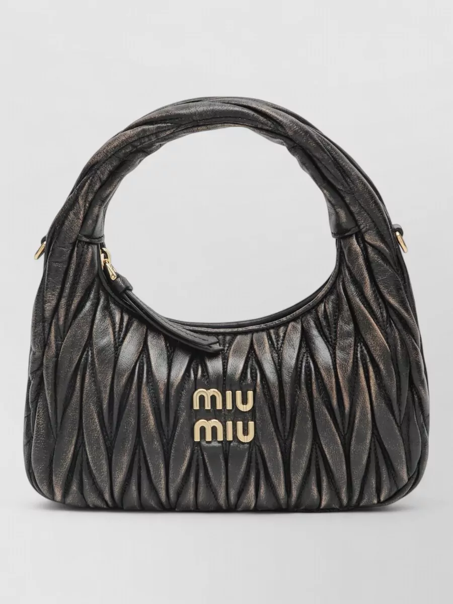 Miu Miu matelassé shoulder bag