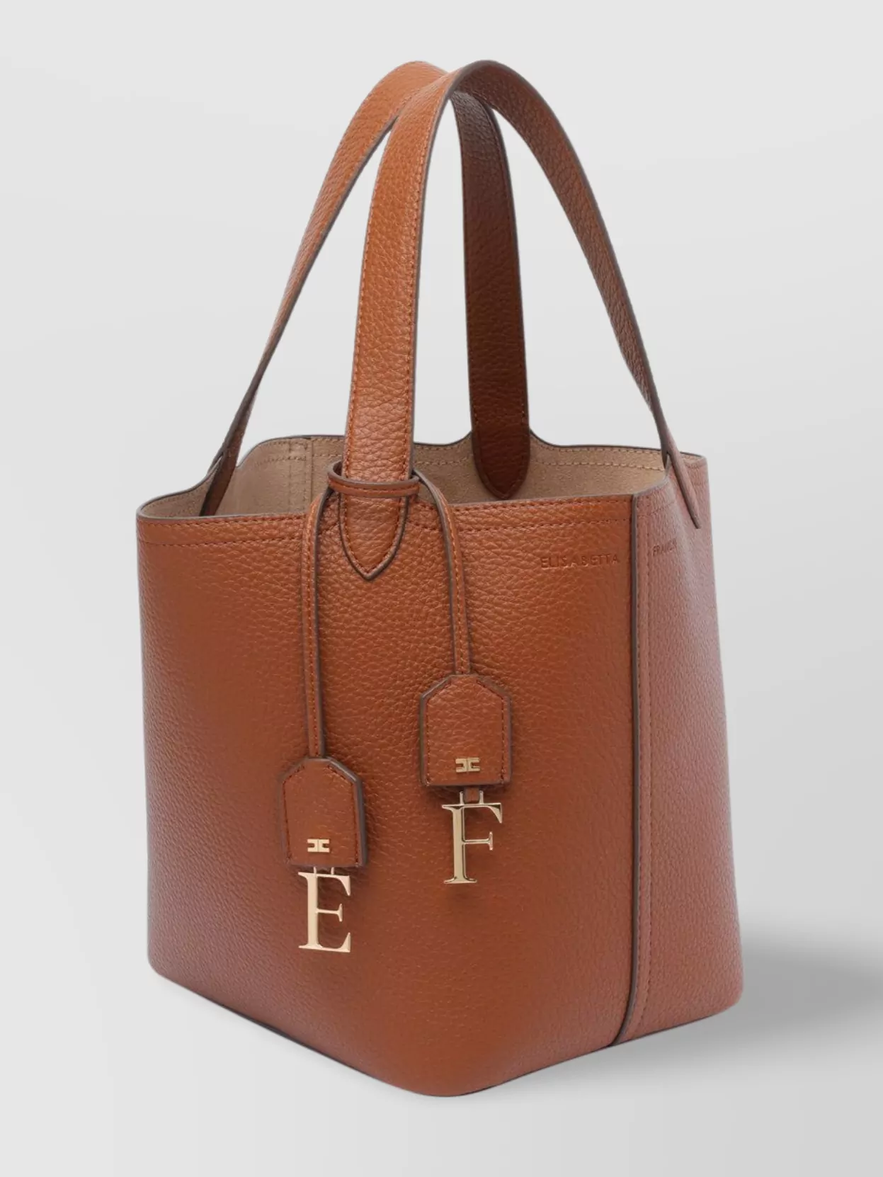 ELISABETTA FRANCHI SMALL LEATHER TOTE BAG