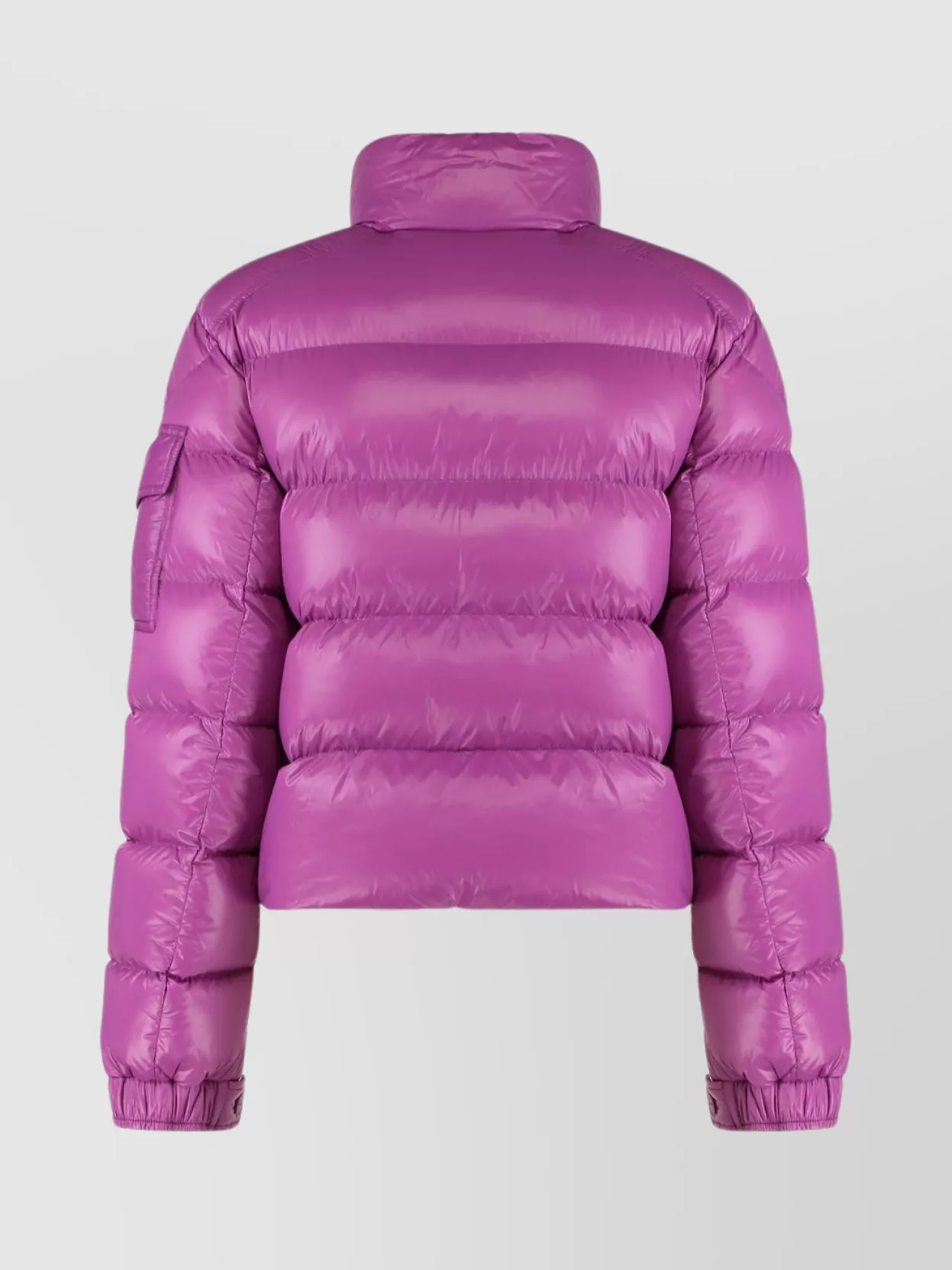 Moncler Petra Nylon Short Down Jacket In Purple