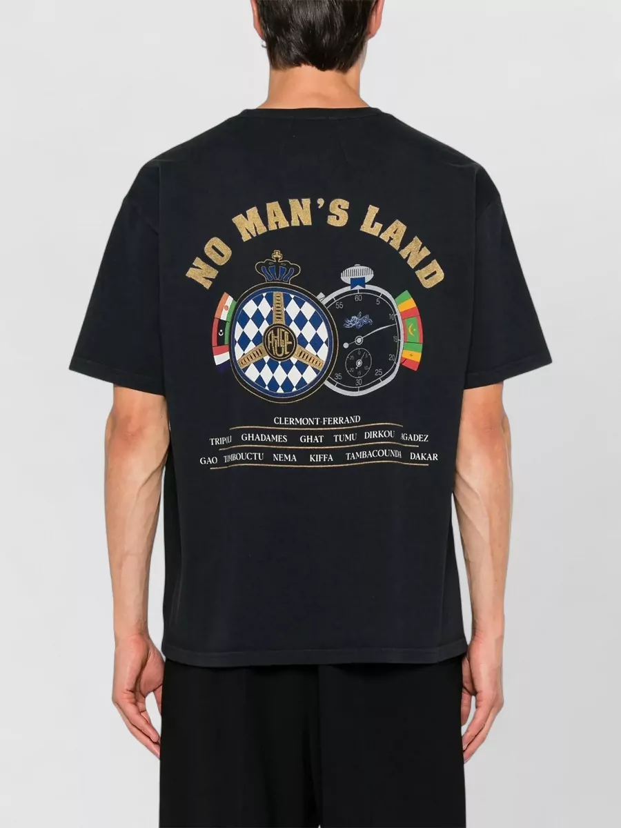 Rhude Printed Cotton Crewneck T-Shirt