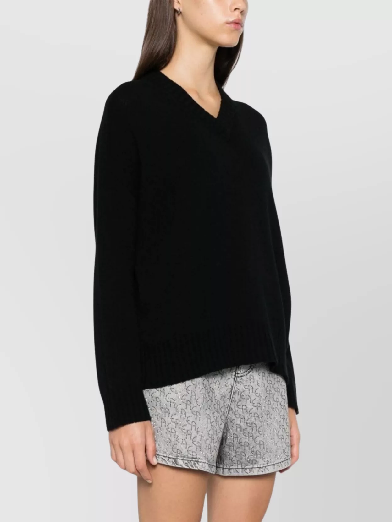 Emporio Armani Cashmere Blend V-Neck Sweater