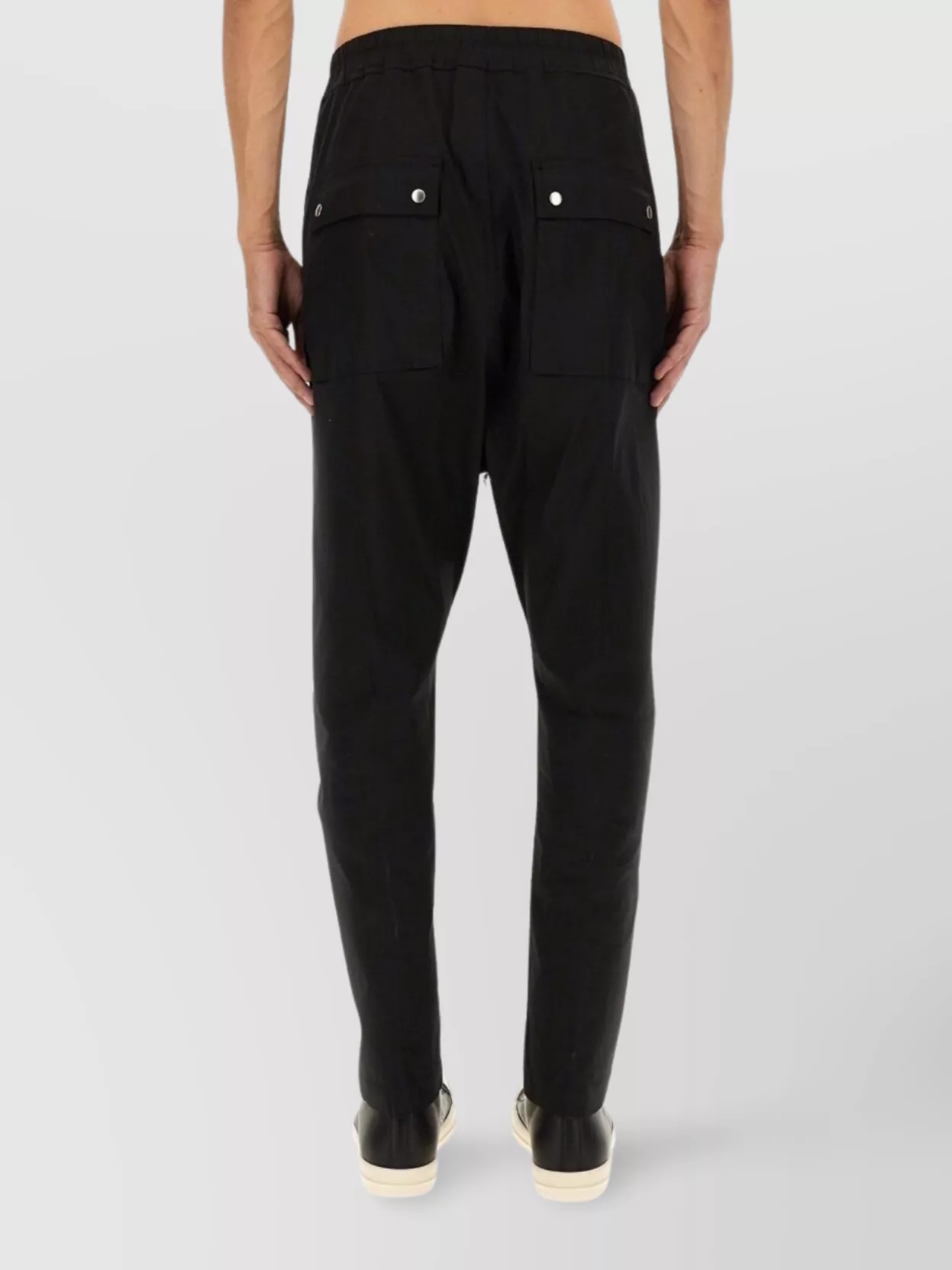 Rick Owens Drawstring Waist Trousers Button Detailing