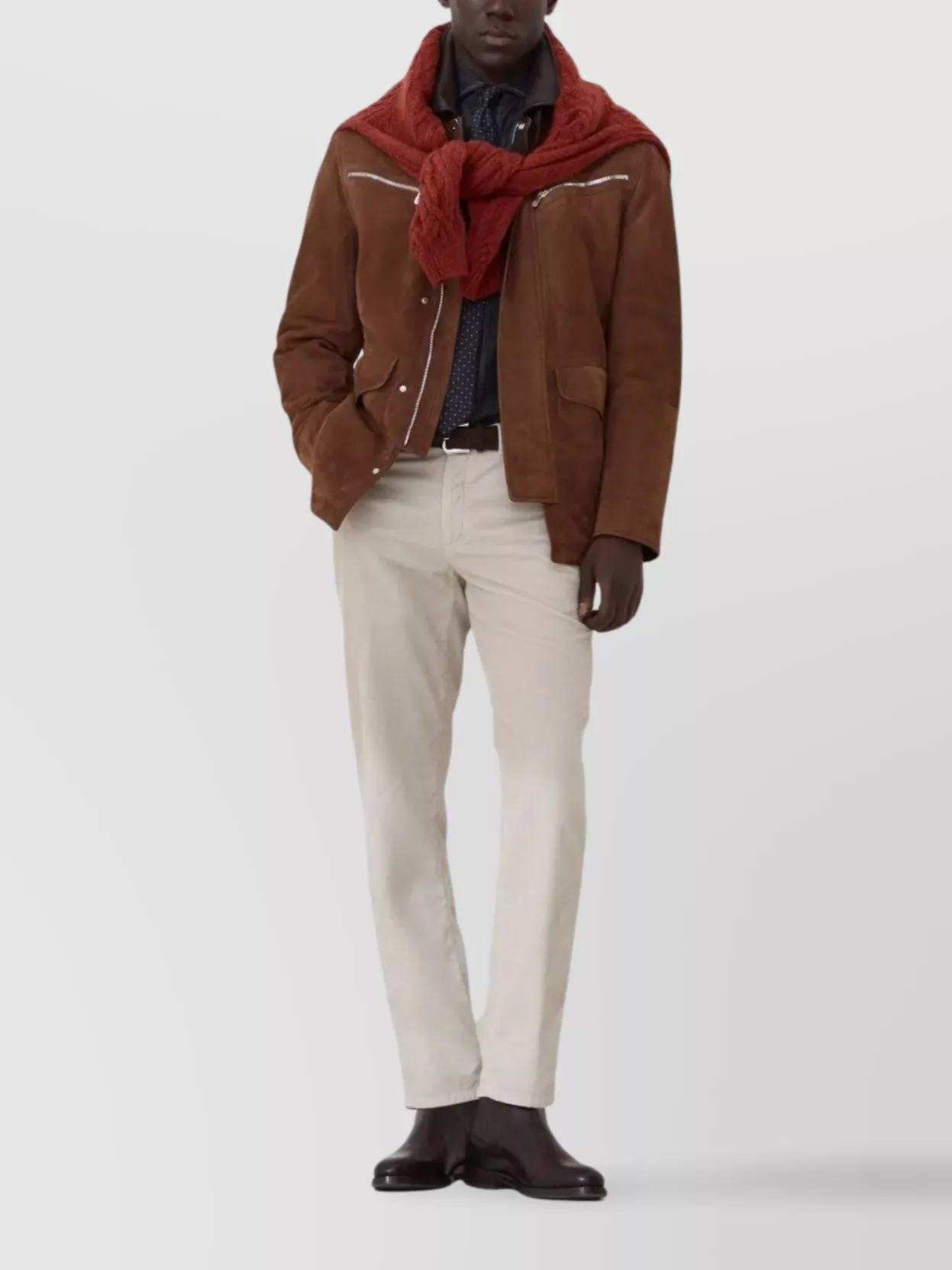 Brunello Cucinelli Trousers With Back Pockets And Belt Loops