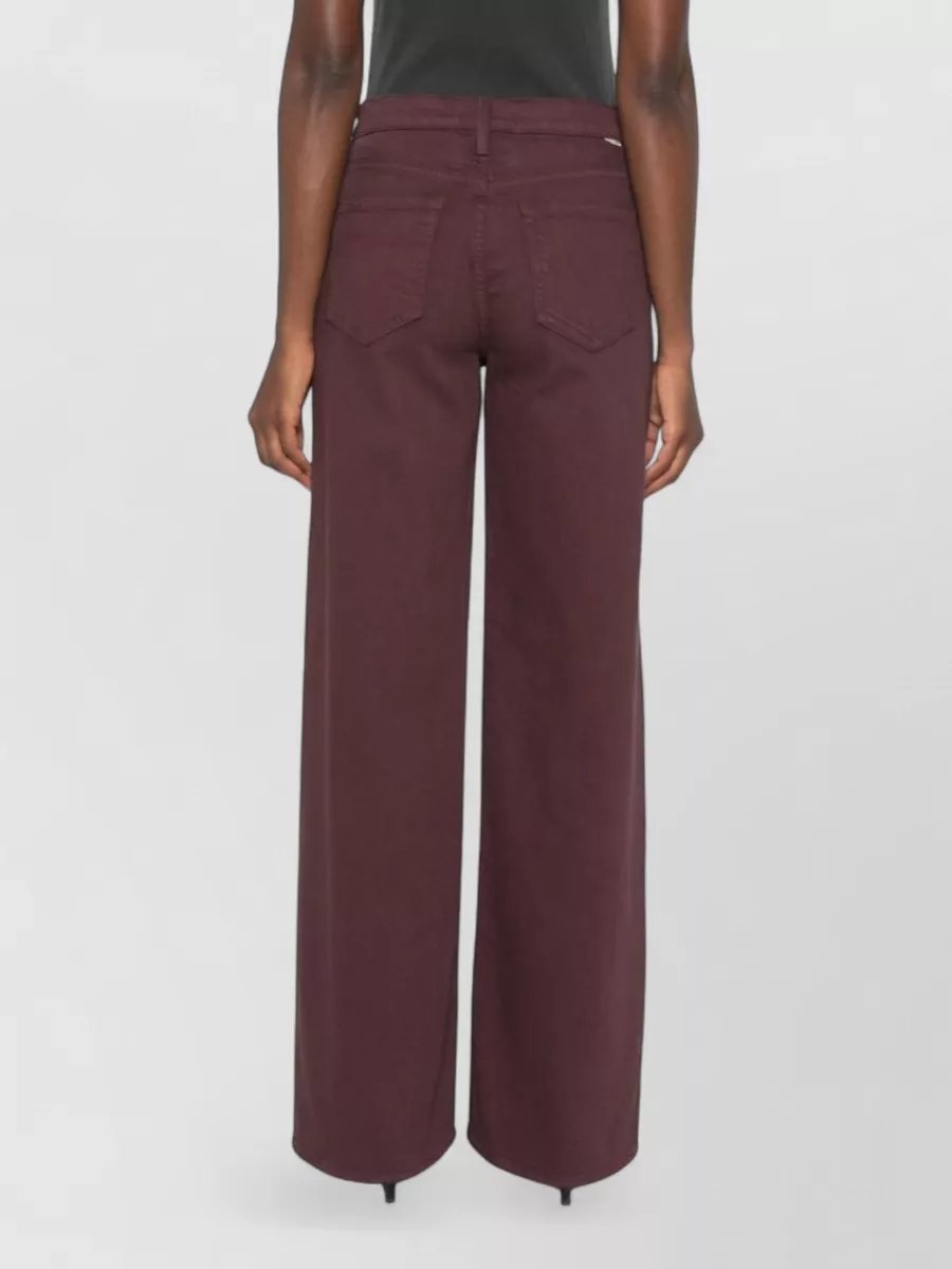 Mother Wide-Leg Denim Jeans