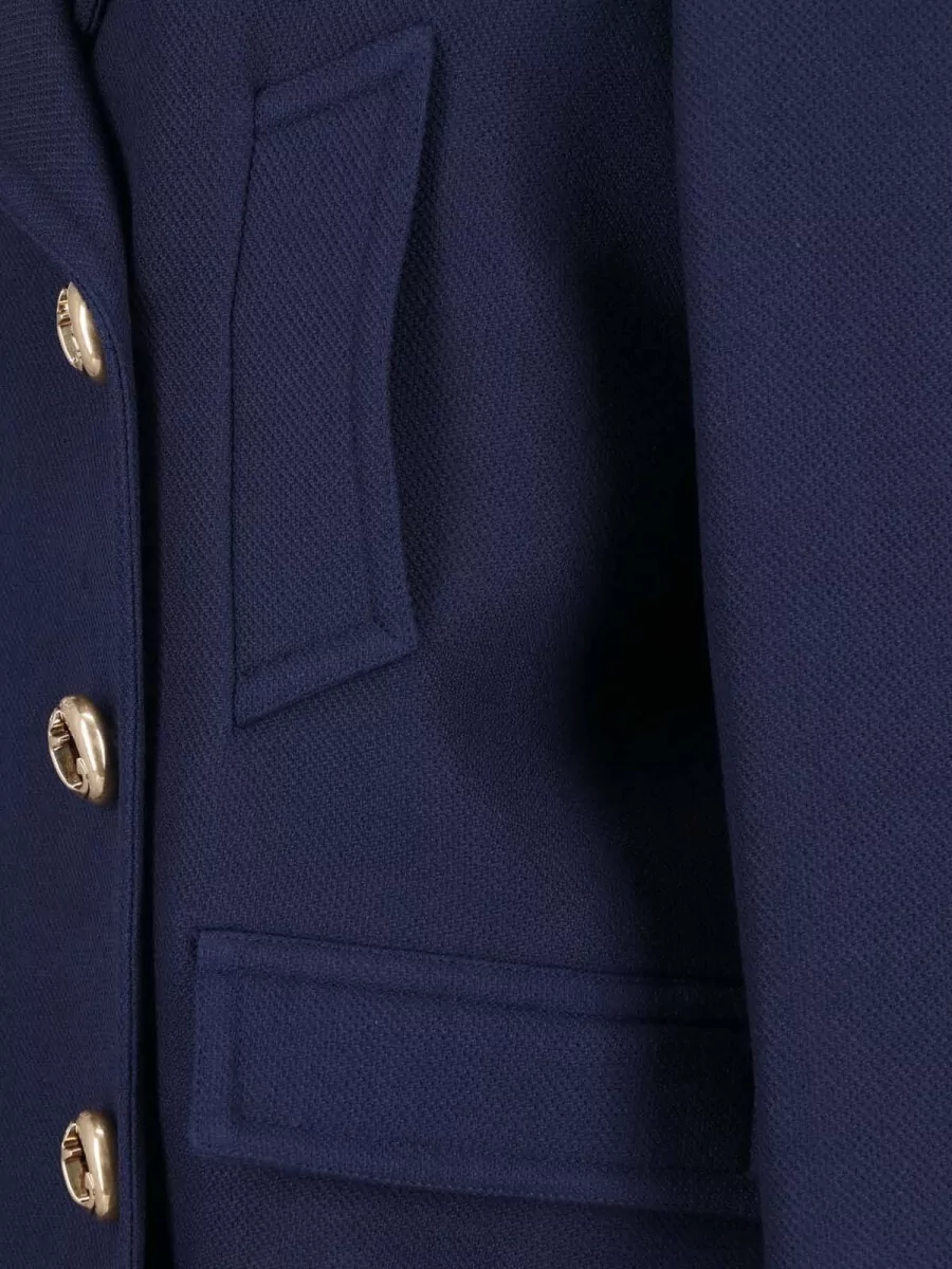 Balenciaga Double-Breasted Wool Coat