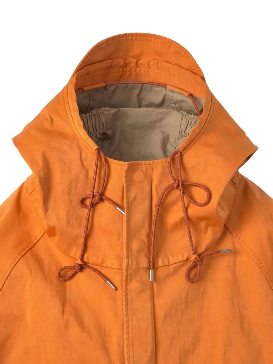 Ten C Hooded Anorak Featuring Front Pockets