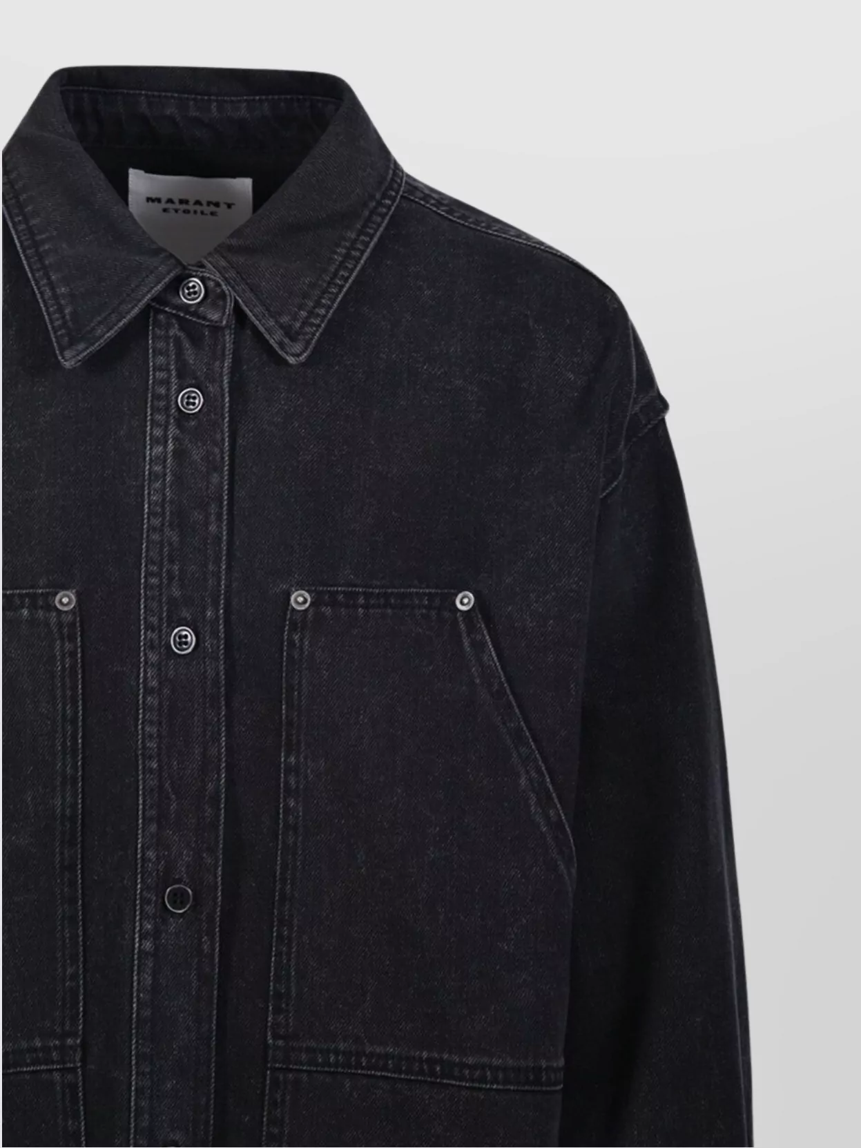 Isabel Marant Etoile Okely Gb Shirt Chest Pockets