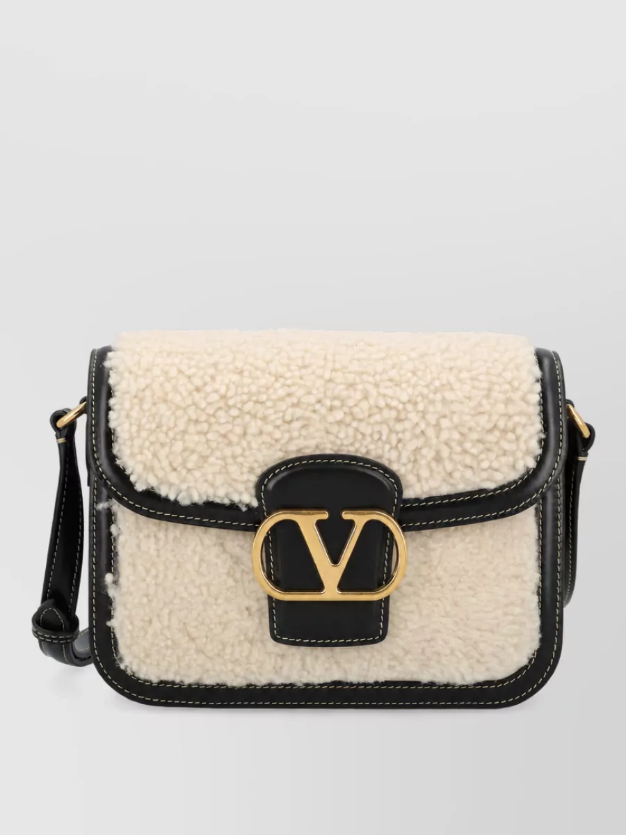 Valentino Garavani Vlogo Signature Leather Shoulder Bag