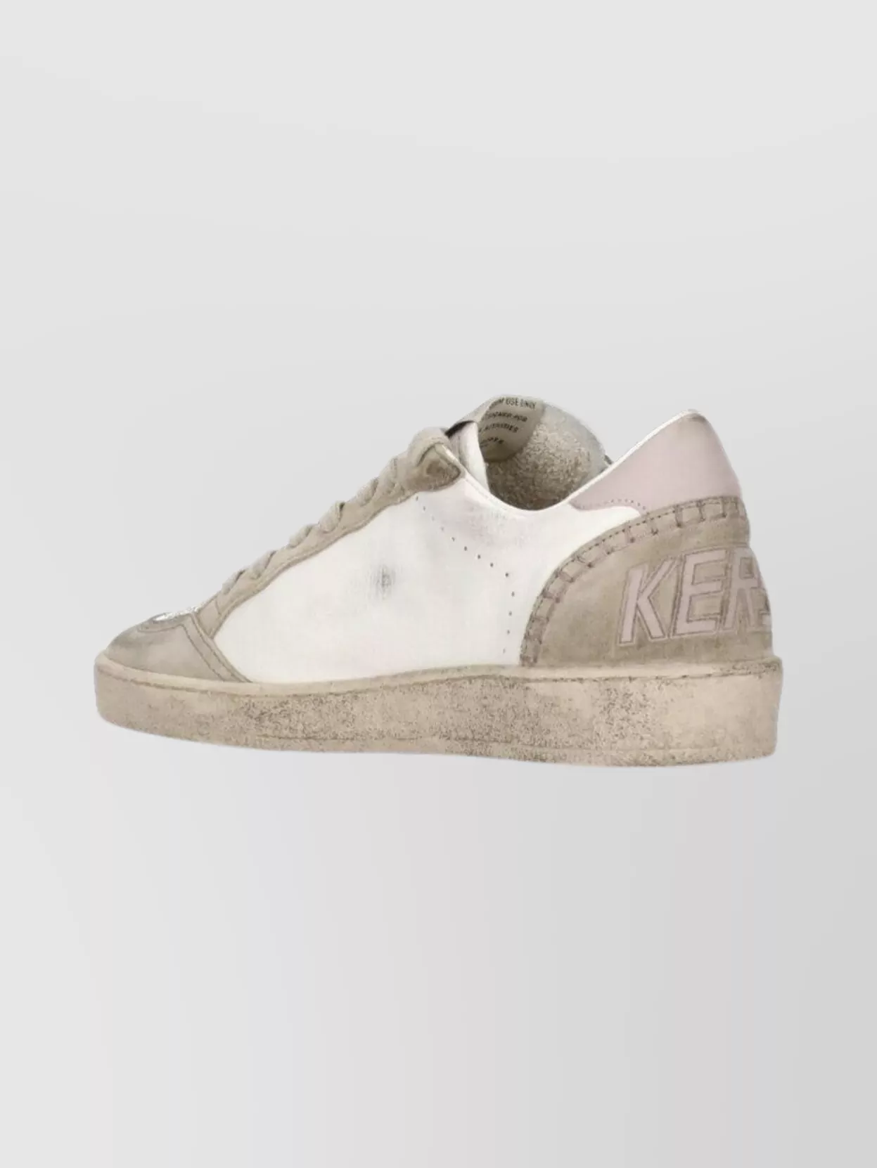 Golden Goose Low Top Sneakers Featuring Perforated Upper In White