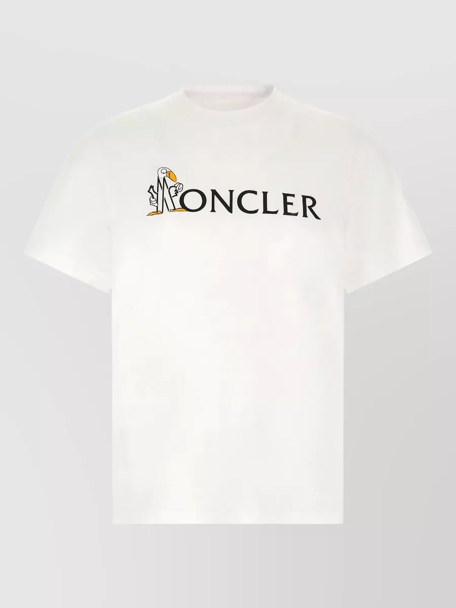 Moncler graphic logo cotton t-shirt