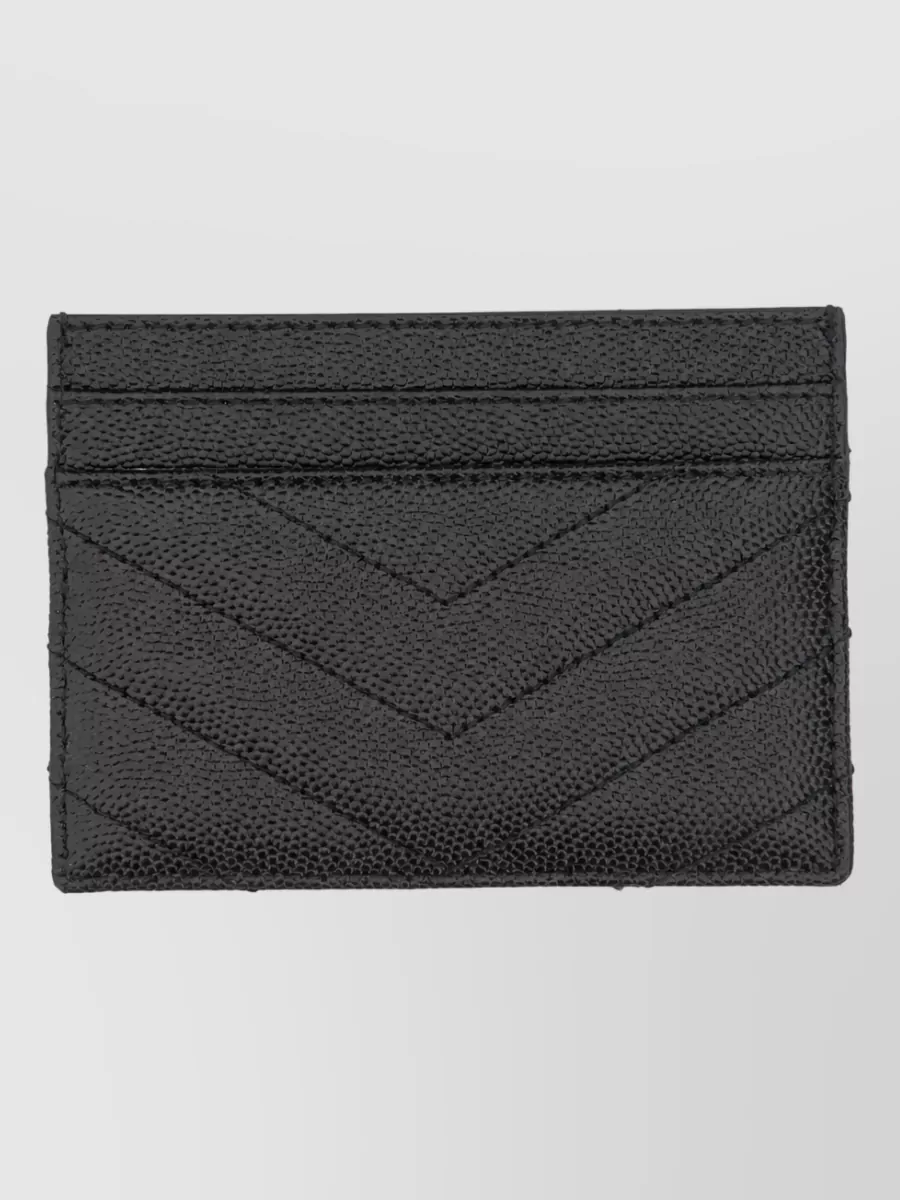 Saint Laurent Leather Card Holder