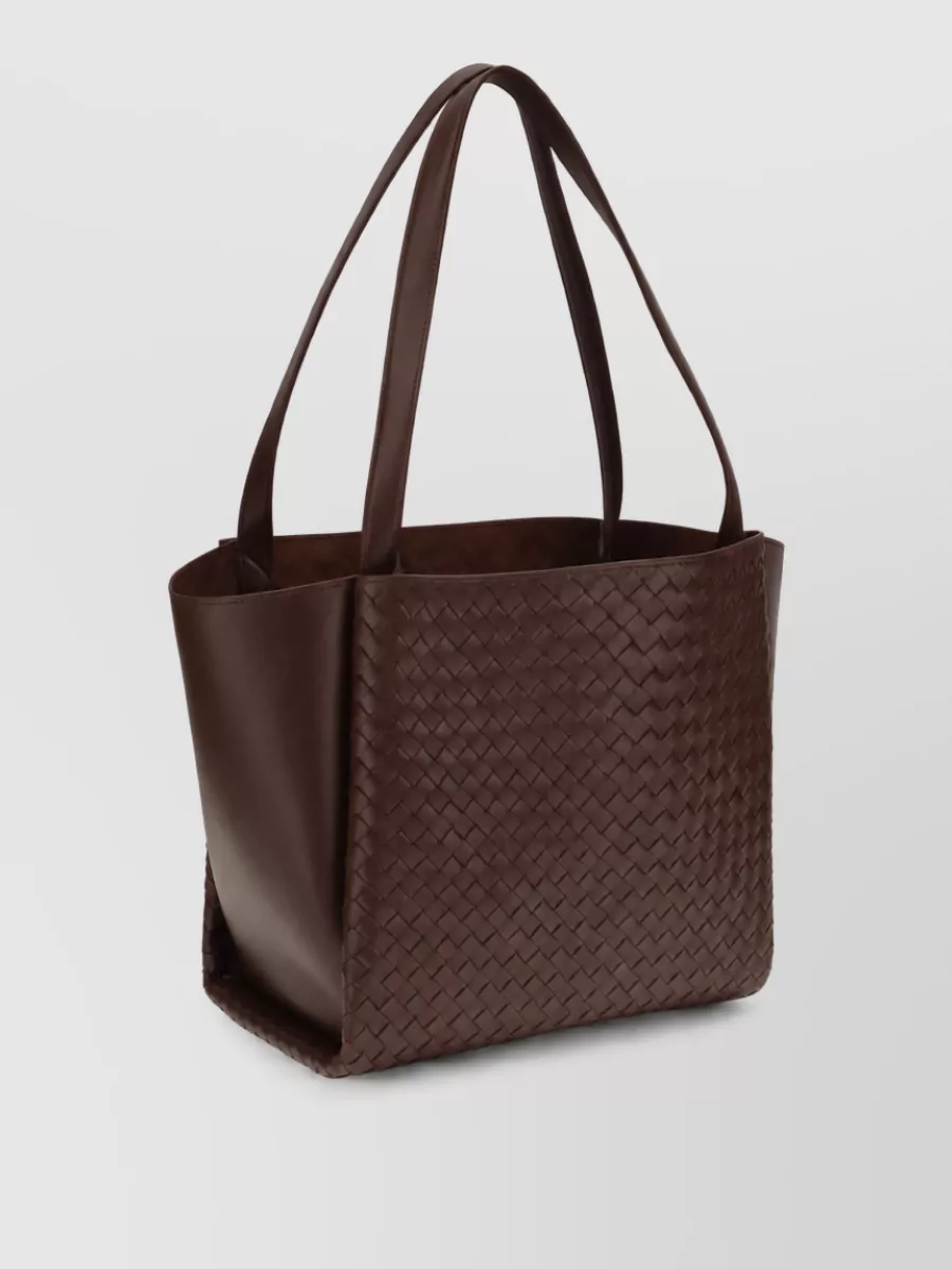 Bottega Veneta na lamb leather tote bag