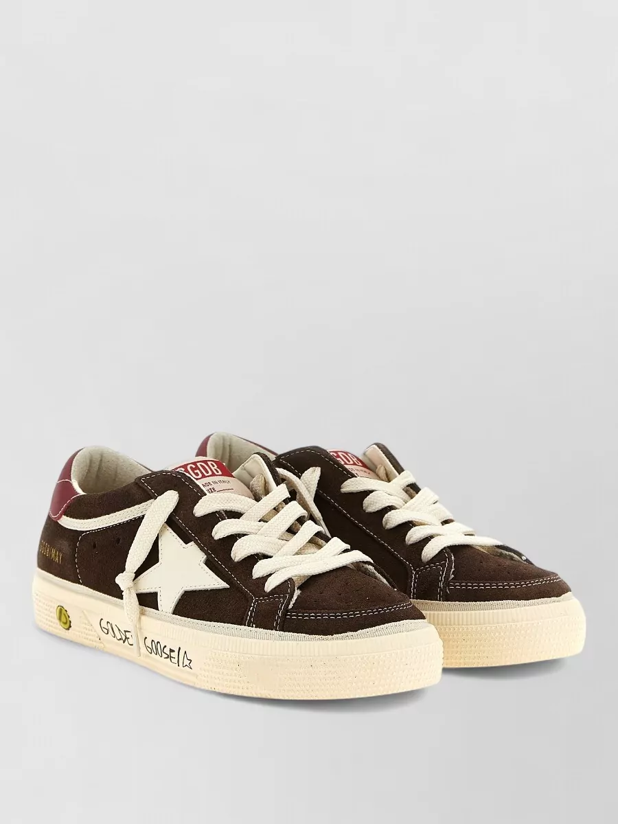 Golden Goose suede may low-top sneakers