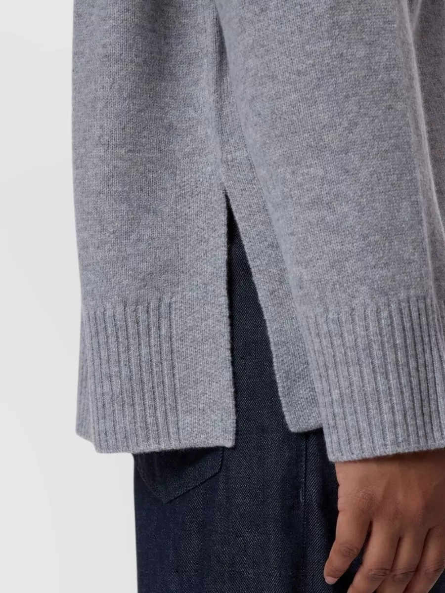 Closed Fine-Knit Wool Crew-Neck Jumper