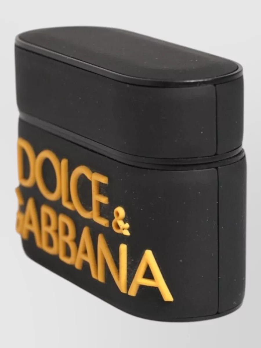 Dolce&Gabbana Rubber Logo Embossed Airpods Case