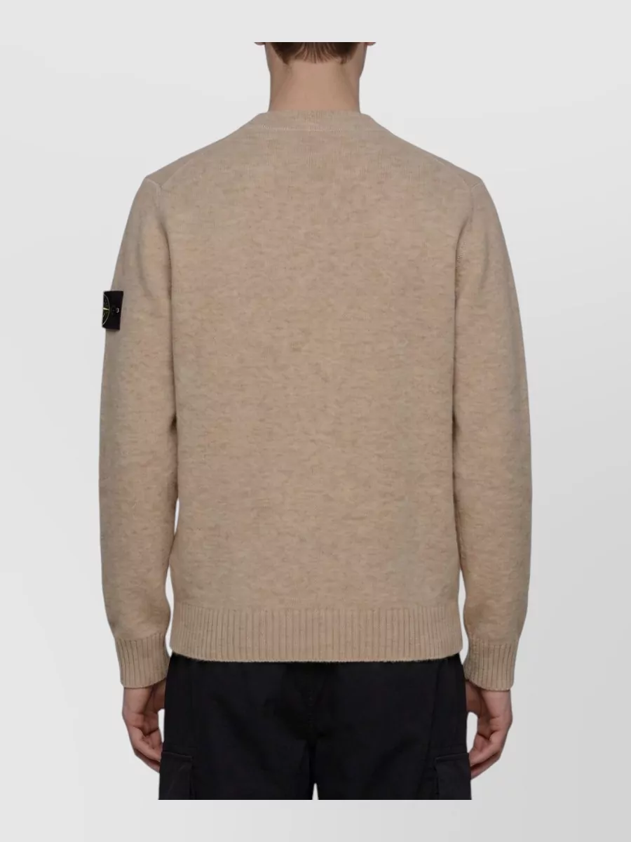 Stone Island Alpaca Wool Crew-Neck Jumper