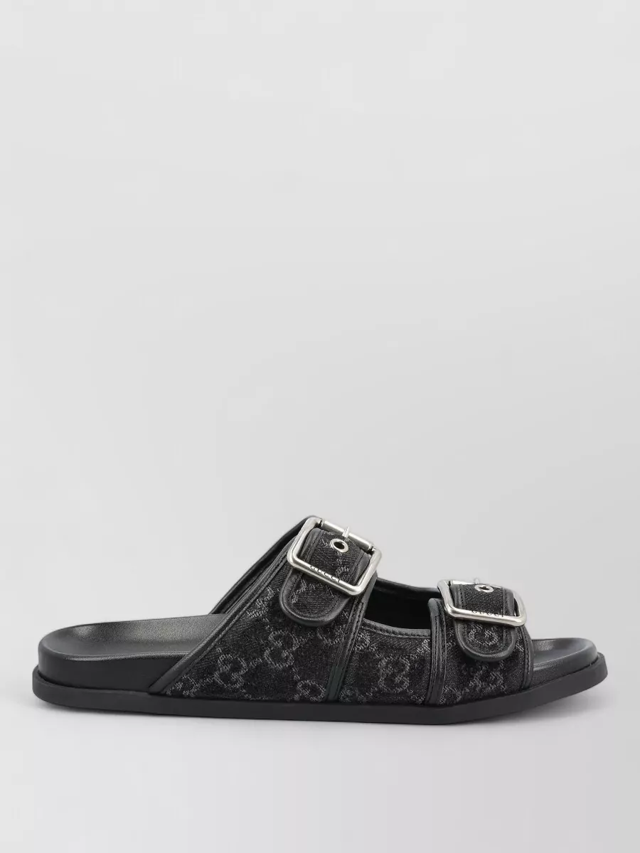 Gucci denim slides