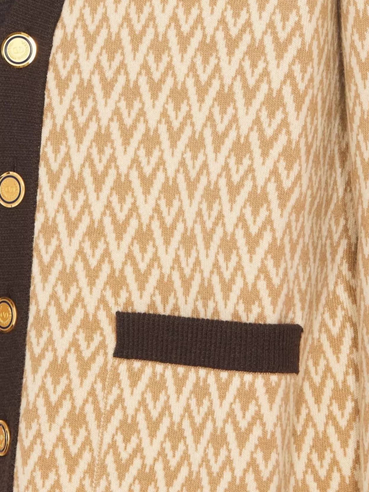 Valentino Garavani V-Neck Sweater Front Pockets