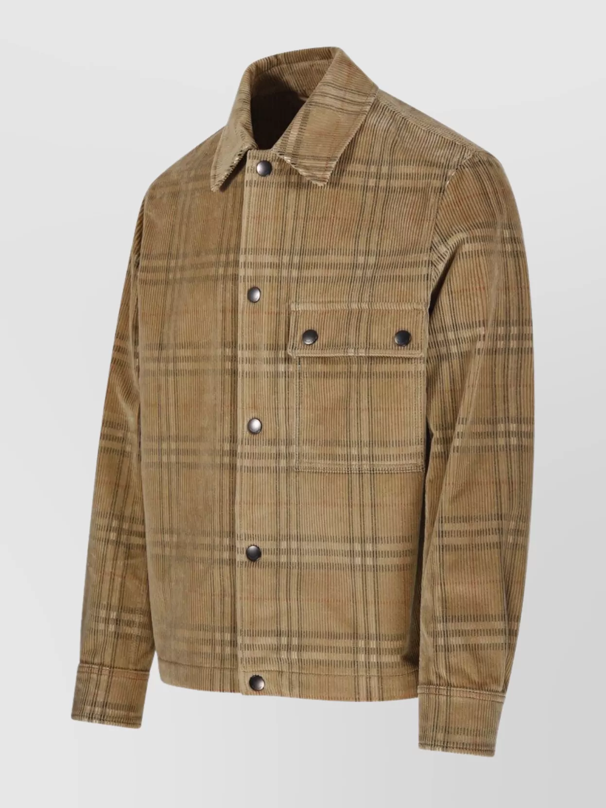 Burberry Chest Pocket Plaid Pattern Long Sleeves Jacket