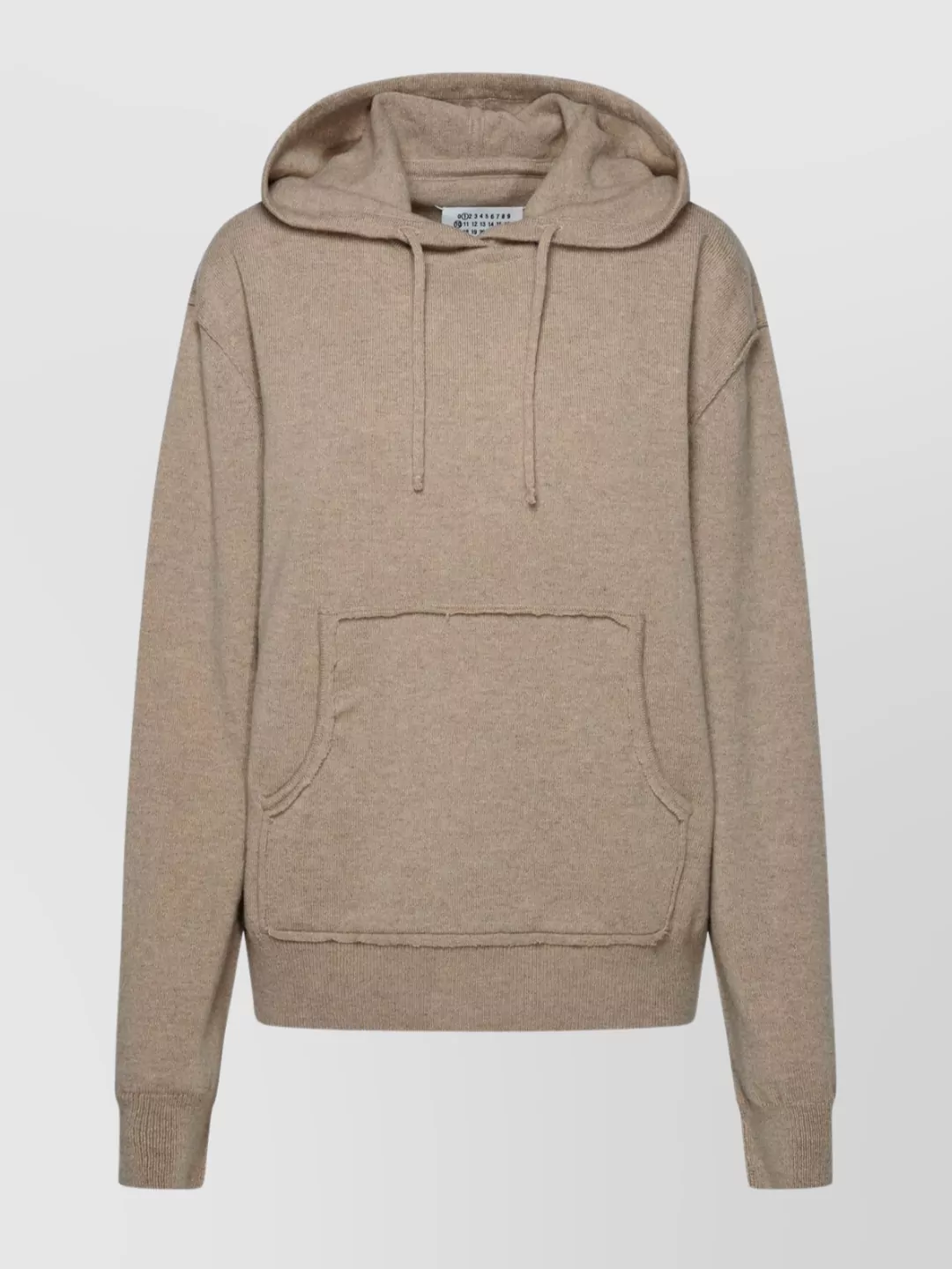 Shop Maison Margiela Cashmere Blend Sweater With Hood And Pocket
