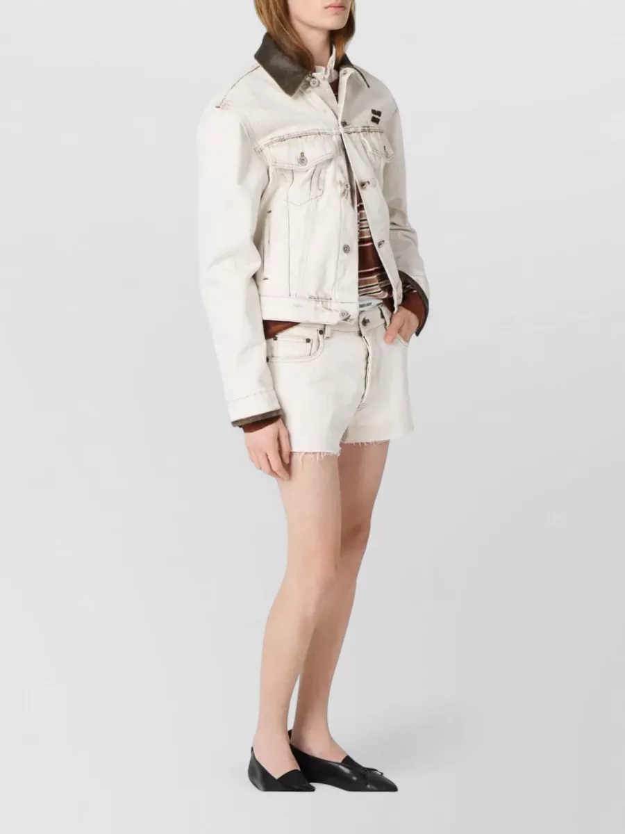 Miu Miu Cotton Short Shorts