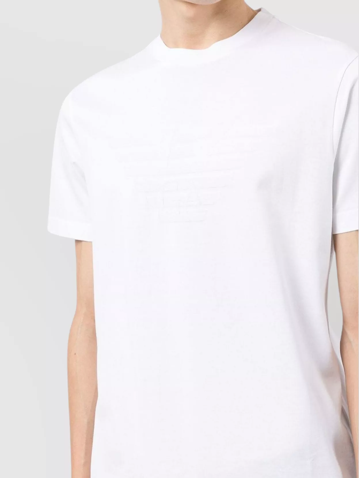 Emporio Armani Cotton Crew Neck T-Shirt
