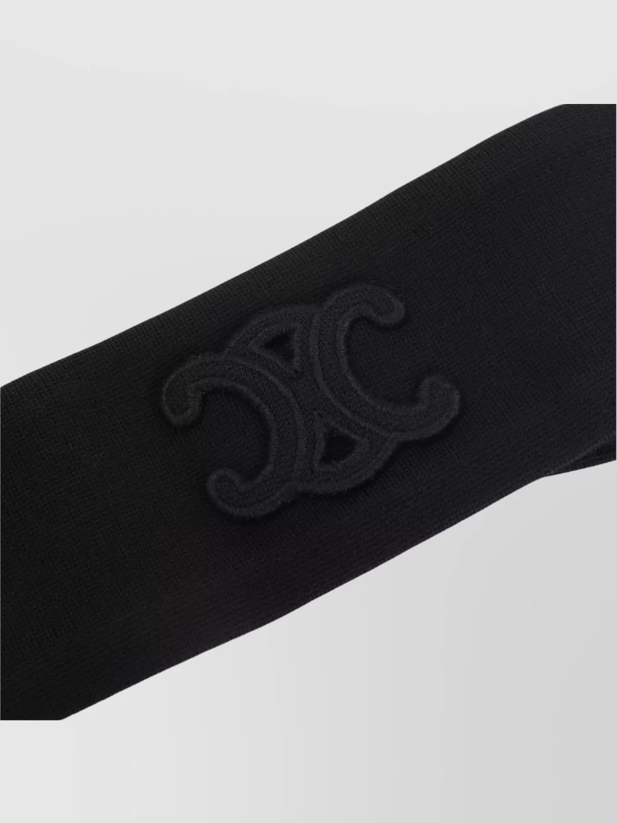 Celine Wool Bow Headband Elastic Stretch Fit