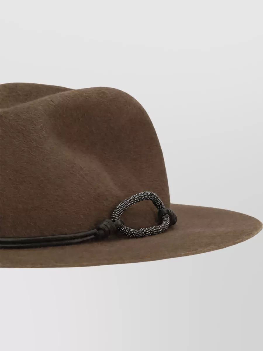 Brunello Cucinelli Eco Fabric Fedora
