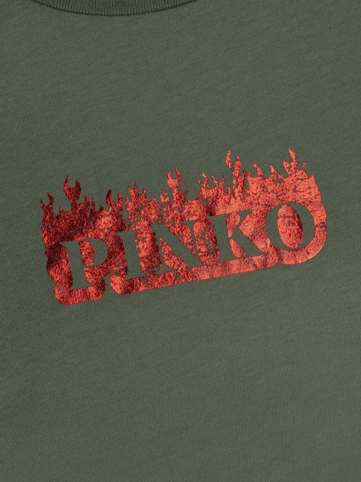 Pinko Graphic Print Crew Neck Short Sleeves T-Shirt