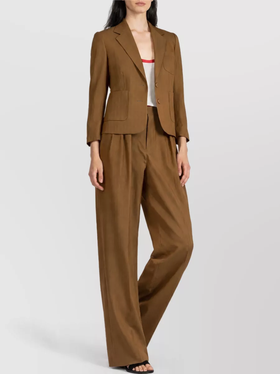 Dries Van Noten Wool Single-Breasted Suit Jacket