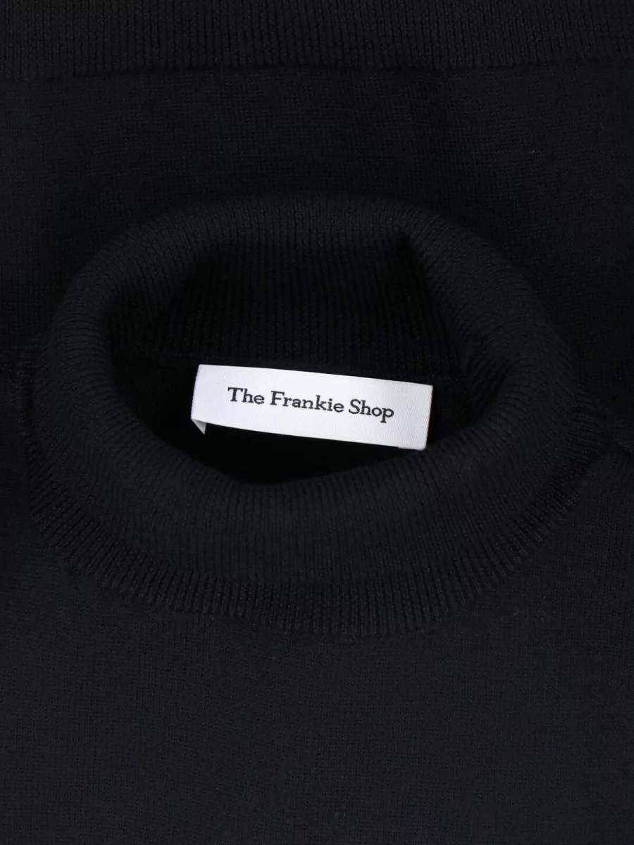 The Frankie Shop Merino Wool Crewneck Sweatshirt