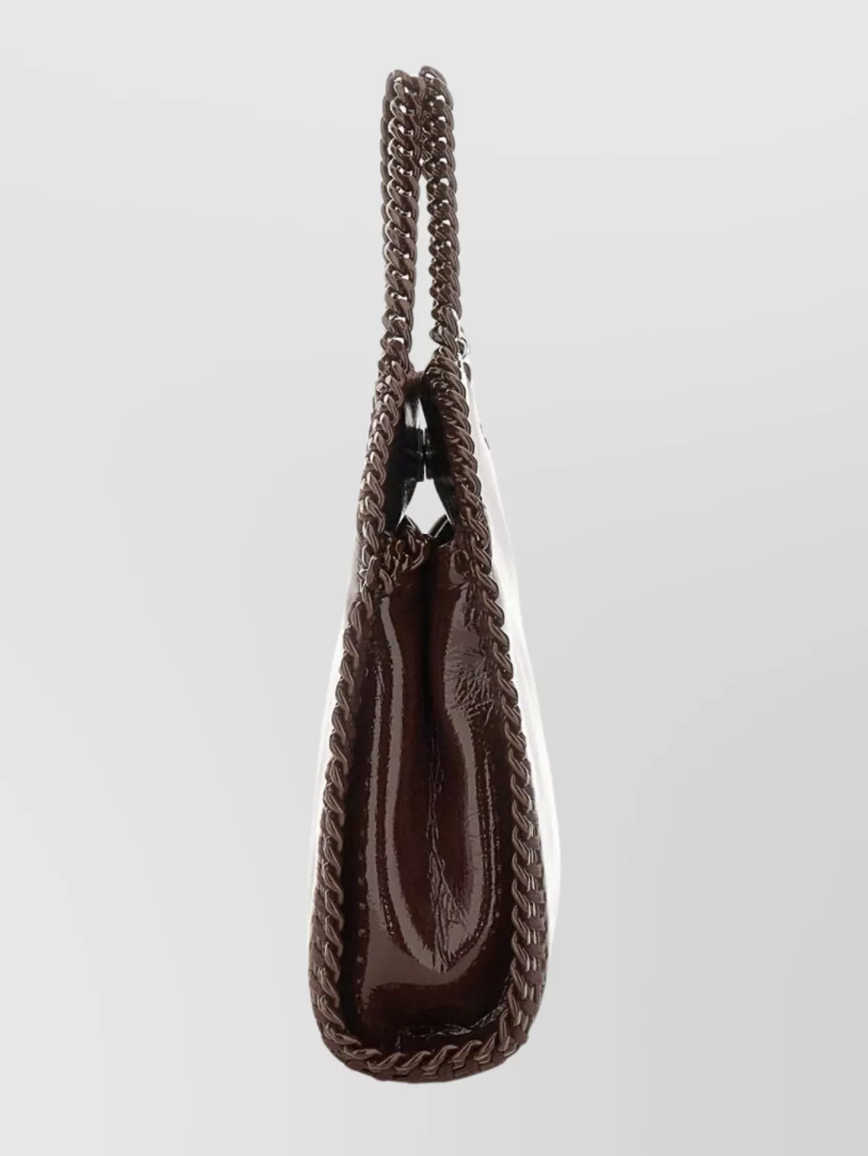 Stella Mccartney Chain Strap Shoulder Bag With Glossy Finish