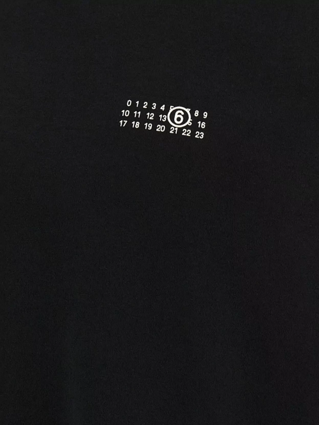 Mm6 Maison Margiela Graphic Print Crew Neck T-Shirt
