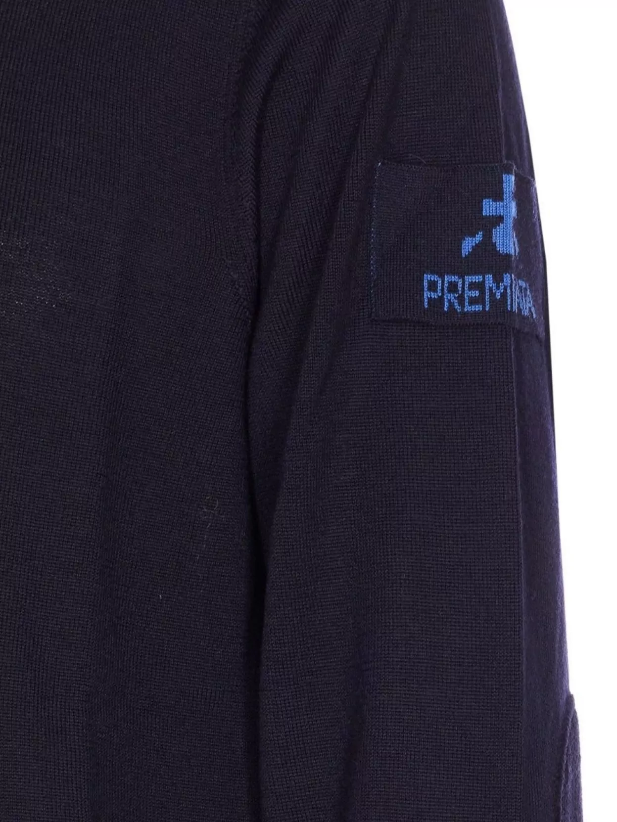 Premiata Crewneck Sweater With Long Sleeves And Elbow Patches
