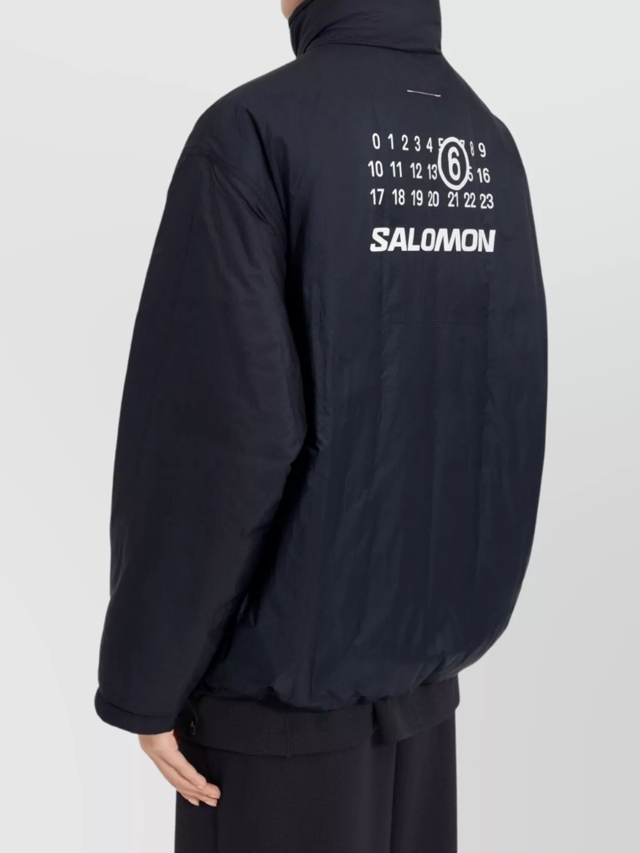 Mm6 Maison Margiela Quilted Jacket With High Collar And Cuffs