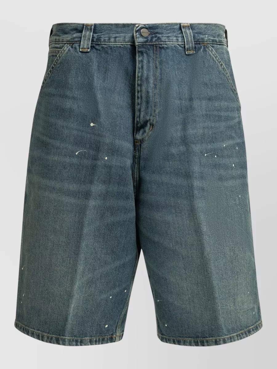 Carhartt Wip denim loose-fit utility shorts