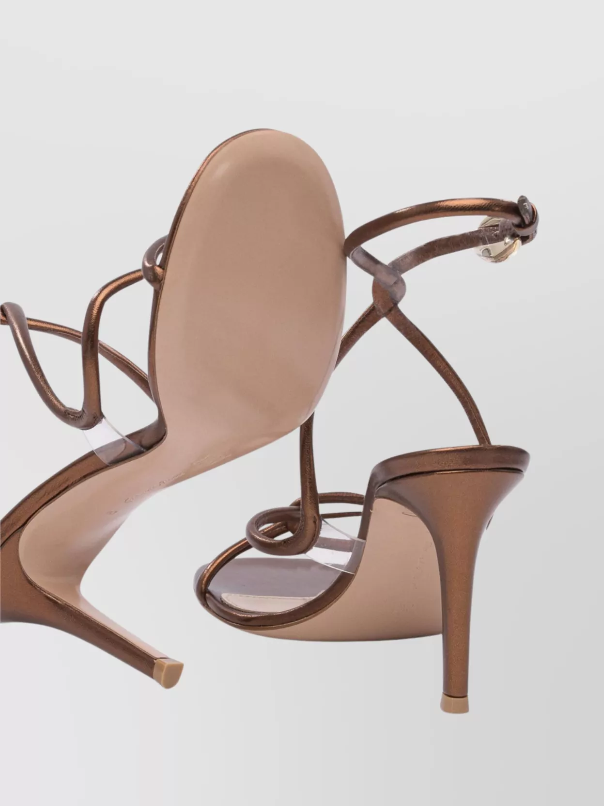 Gianvito Rossi Black Mamba 85 Sandals
