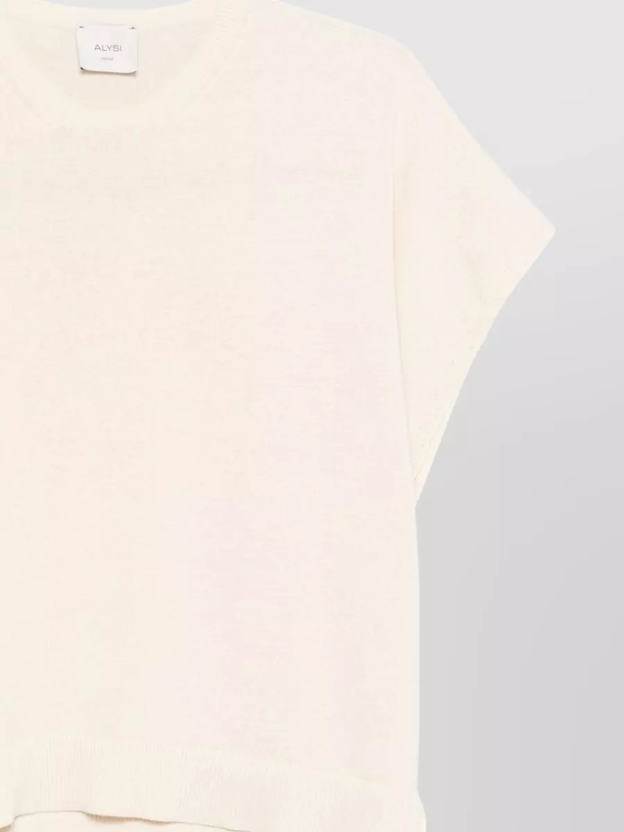 Alysi Cotton Crew Neck Short-Sleeve T-Shirt