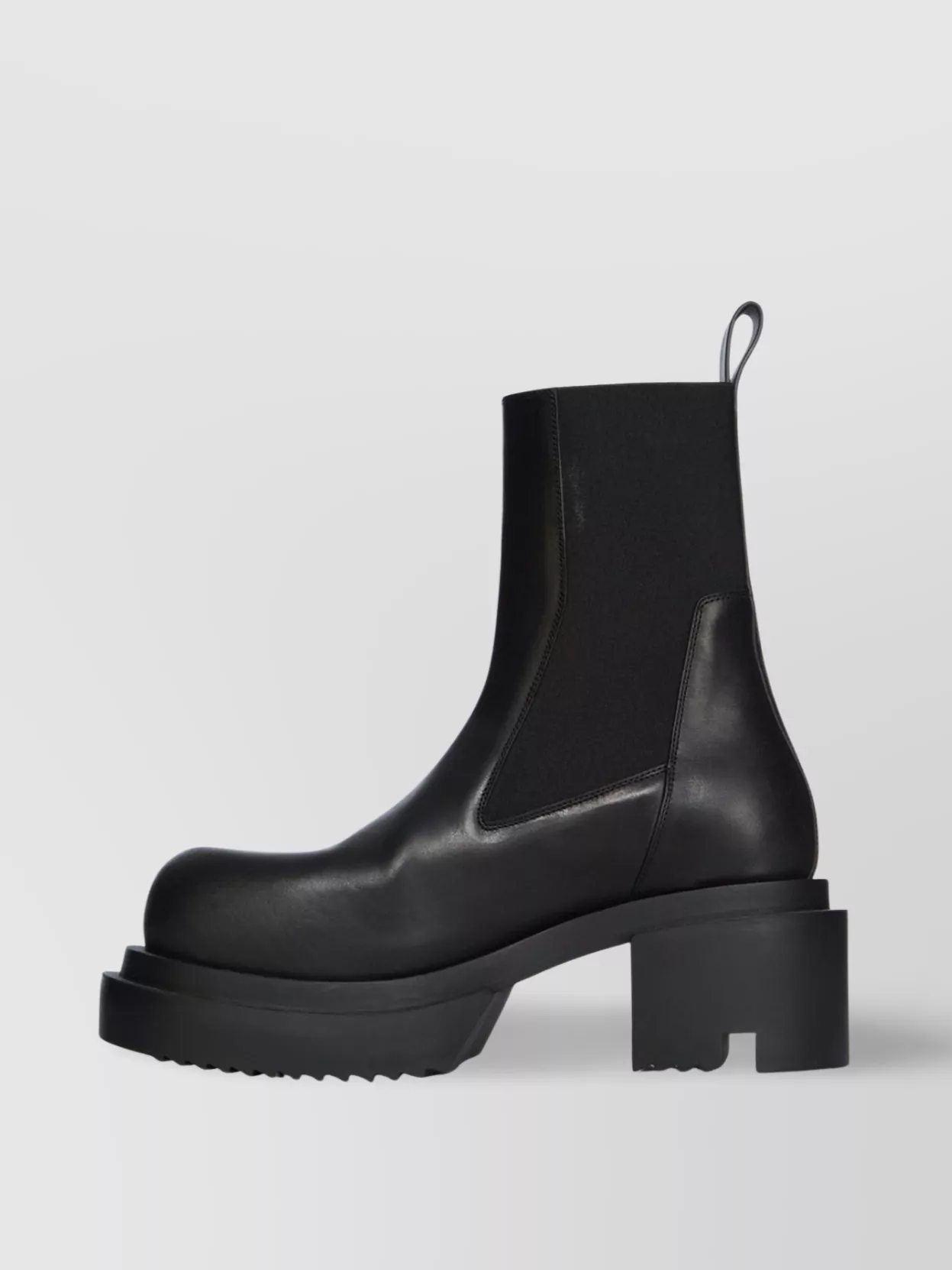 Rick Owens Bogun Square Heel Boots