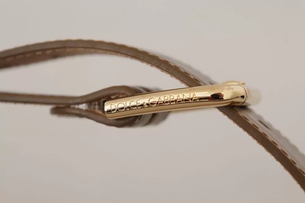 Dolce&Gabbana Leather Waist Belt