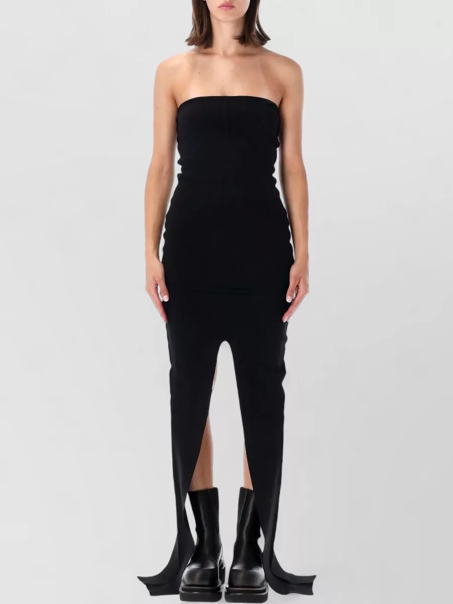 Rick Owens strapless bustier maxi dress
