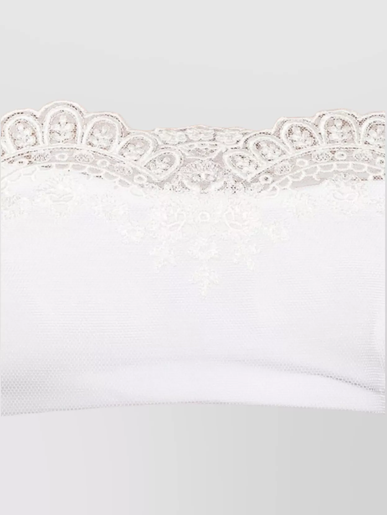 Chloé Sheer Lace Top Spaghetti Straps