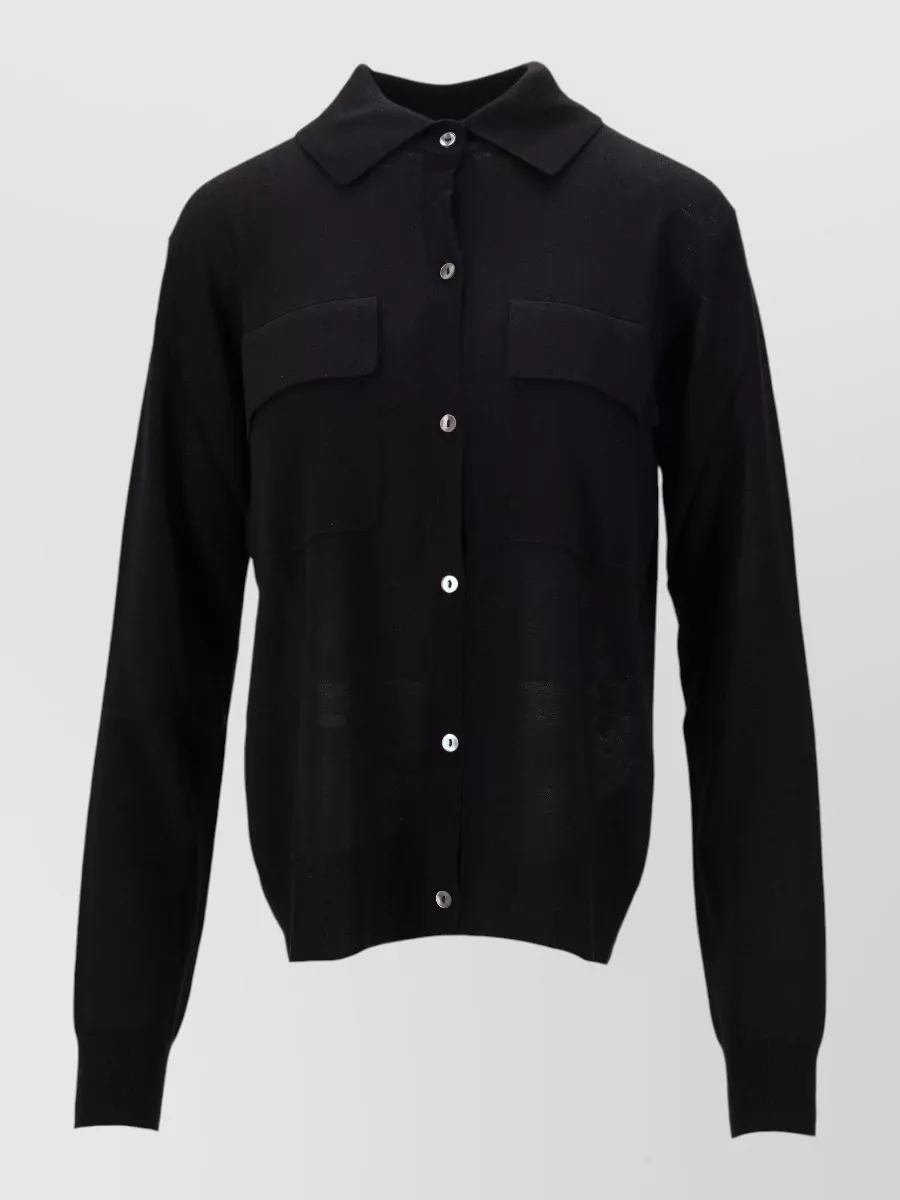 Parosh cashmere wool silk cardigan