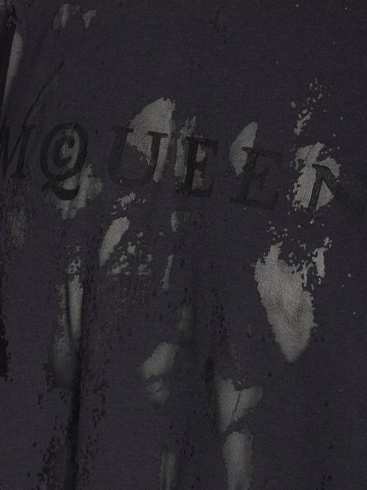 Alexander Mcqueen Crewneck Graphic Print Distressed T-Shirt