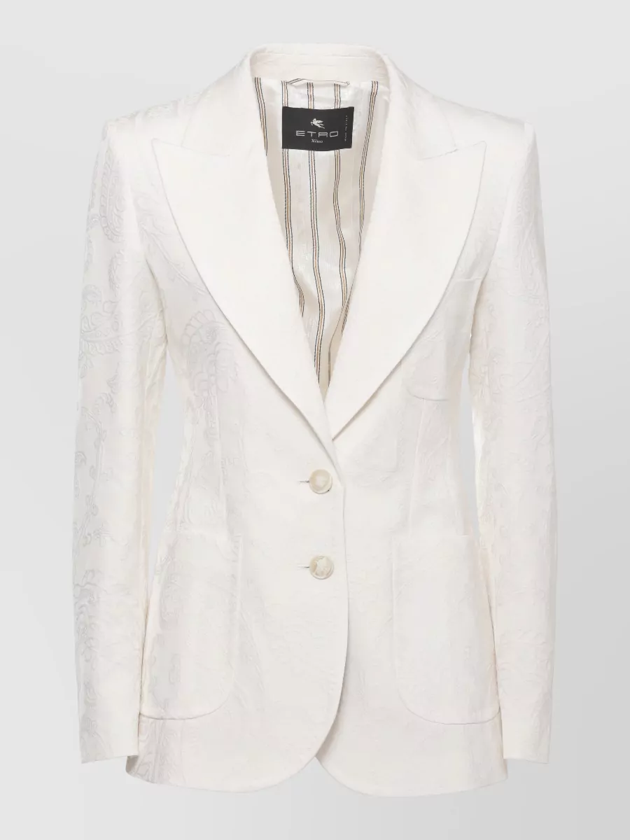 Etro paisley embroidered blazer