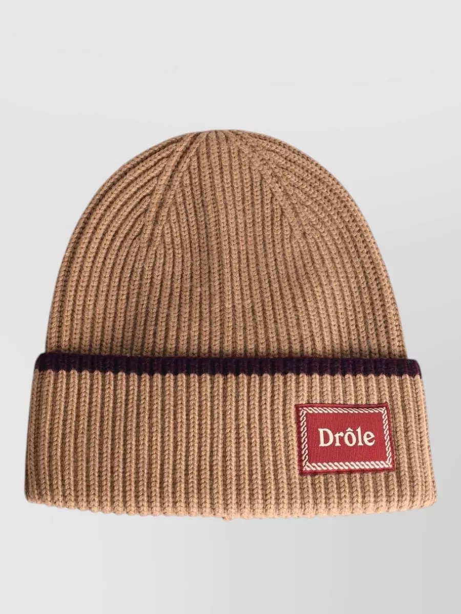 Drôle De Monsieur merino wool beanie